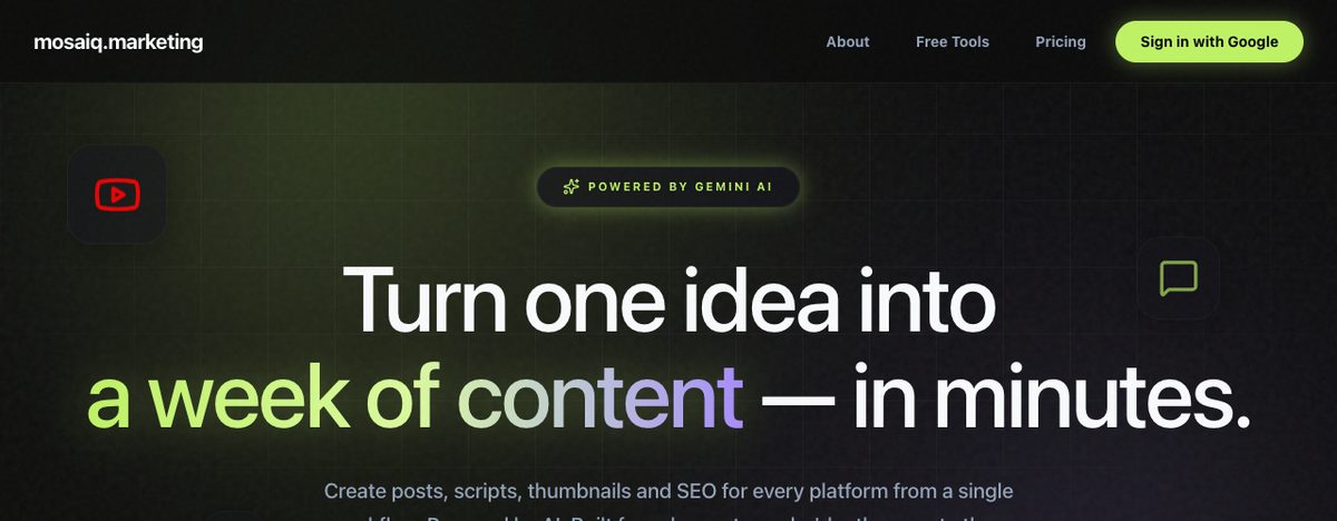 MosaIQ Creator Suite
